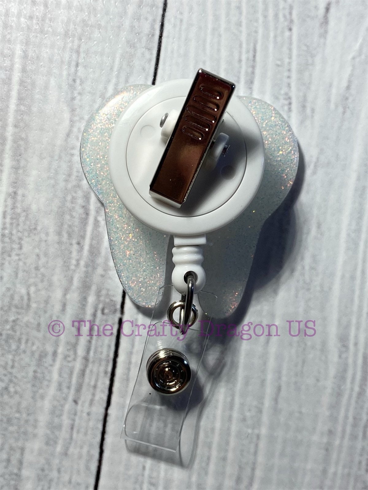 Interchangeable Badge Reel Cute Tooth for Dentist, Dental Hygienist 