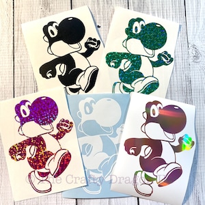 Yoshi Decal, Yoshi Sticker for Car, Laptop, Tumbler