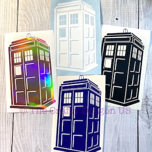 Doctor Who Tardis Decal for Car, Laptop