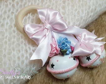 vintage pram rattles