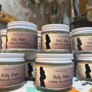 Belly Balm, Stretch mark cream, New mama gift, Self care, prenatal self care, pregnancy