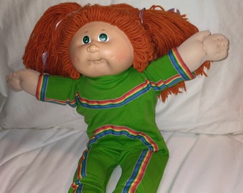 vintage cabbage patch doll red hair