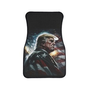 Trump Patriotic Car Floor Mats, 1pc