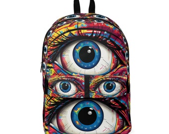Mochila clásica colorida unisex Evil Eye
