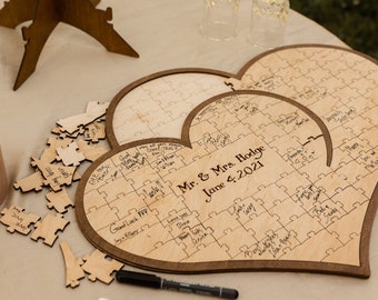 Puzzle Guestbook, Jigsaw Guestbook, Unique Guestbook, Jigsaw puzzle guestbook, Wedding Guestbook, Guest books, wedding guestbooks
