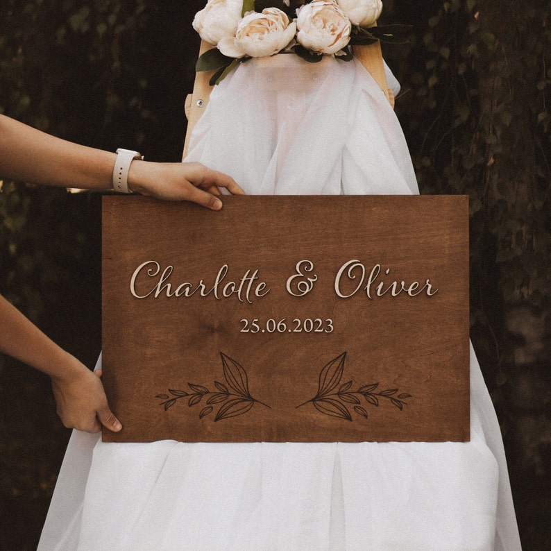 Wedding guestbook alternative stand, Guestbook sign, Wooden personalized guestbook, Rustic wedding guestbook, Welcome wedding stand image 3