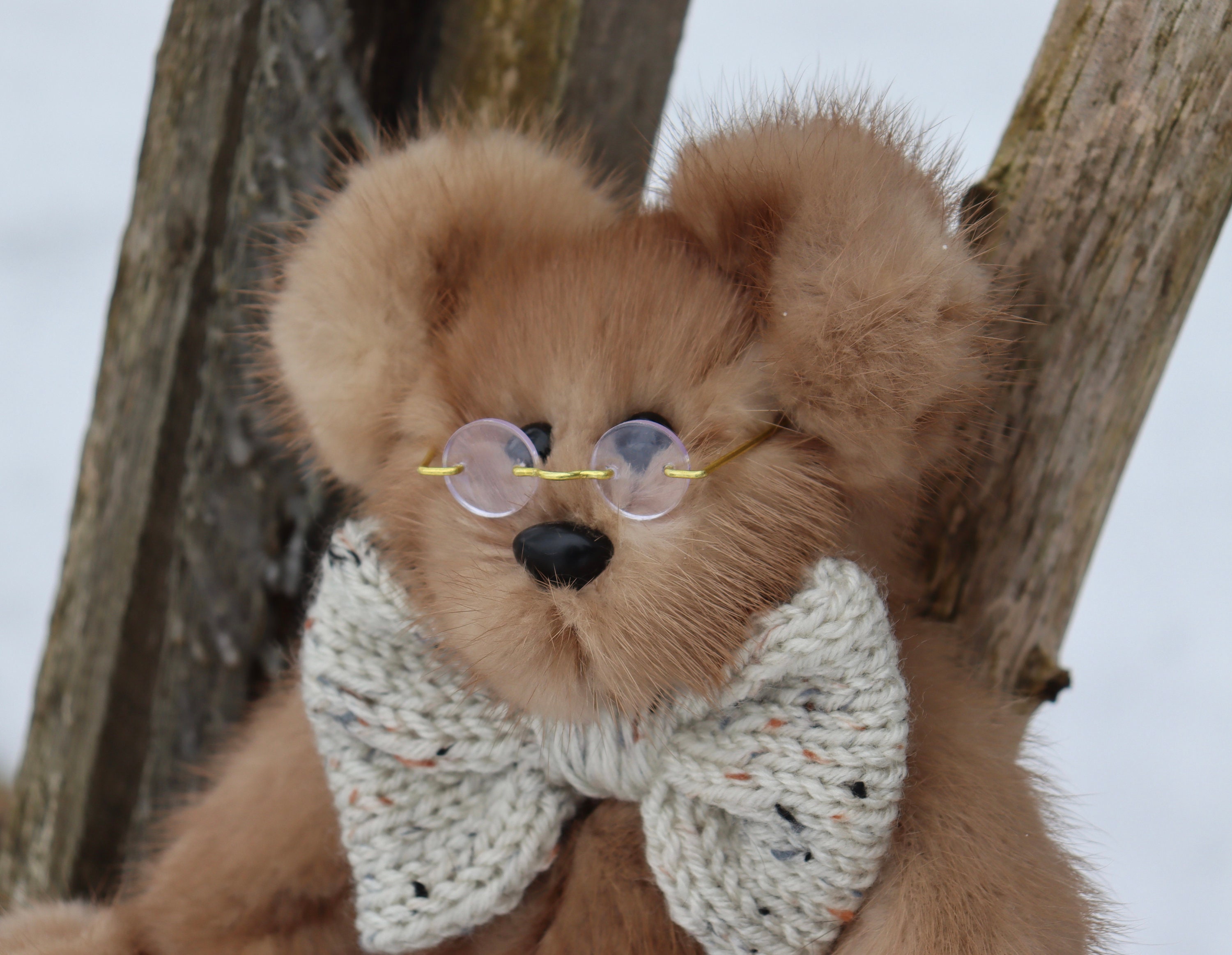 Fur teddy sale
