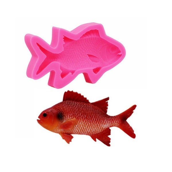 Red Snapper Fish Silicone Mold,Fish Simulated Fish Silicone Model,Custom Silicone Mold Custom Soap mold