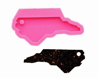 Texas State Map Shape Resin Mould Keychain Jewelry Pendant Craft Silicone Mold,C