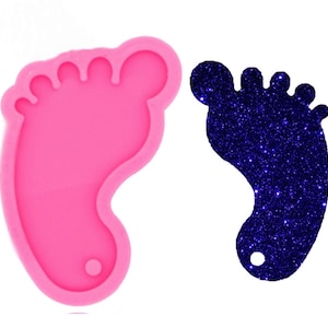 Foot Silicone Key Chain Mold,Silicone Keychain Mold,Pendant mold,Epoxy Resin,DIY Keychain,Craft Mold,Jewelry Mold,Silicone Mold