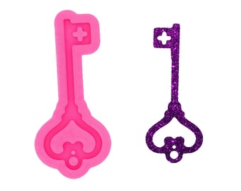 Love Keychains Molde de molde de resina de silicona Moldes epoxi para joyería, molde de llavero de silicona, mol colgante, molde de joyería, molde artesanal, molde de resina