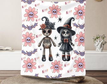 Halloween-Themed Velveteen Plush Blanket, Cozy Throw for Spooky Seasons, Unique Gift for Fall Celebrations, Warm Decor for Halloween, [...]