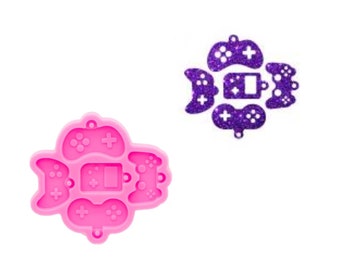 Gamer Keyboard Silicone Game Mold for Epoxy. Super glossy Resin Mold. DIY form for a Keychain. Jewelry diy Mold