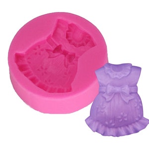 Girl, baby clothes cake mould Silicone Mold DIY Sugarcraft dessert Candy Chocolate Fondant Cake Decorating Tools,Clay Mold,Craft Mold