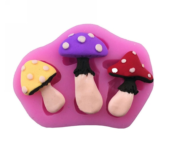 Mushroom Silicone Mold,Chocolate Mold Cake Decoration Cooking,Candy, Gum Paste, Mint Mould,Decoration Cooking Tools,Forest Mushroom Mold