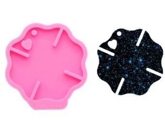 Shiny Fire sign keychain mold DIY epoxy resin fire department silicone molds craft,Jewelry Mold,3d Silicone fondant mold Design Mold