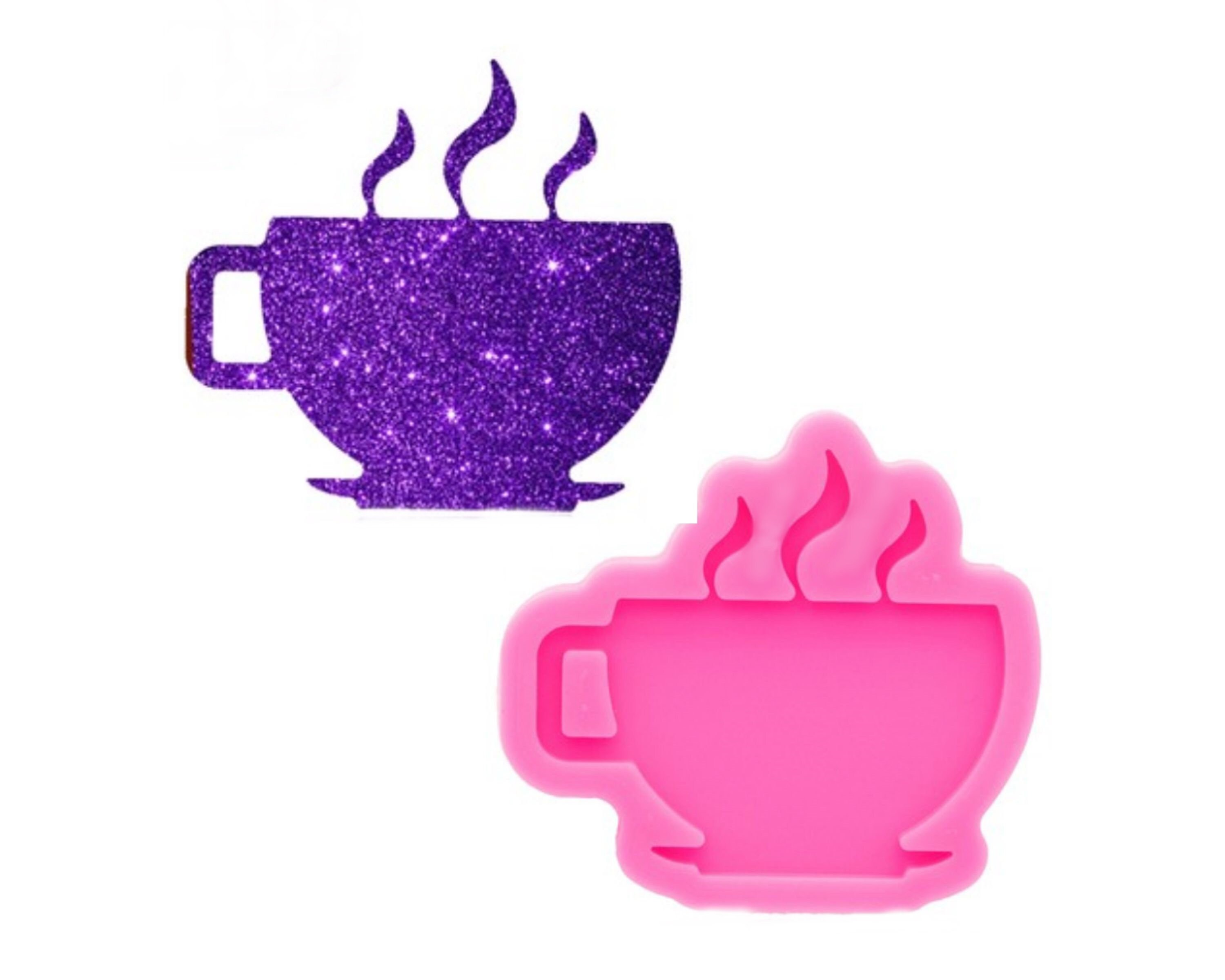 Shiny Coffee cup Resin Epoxy Mould Tea cup Silicone Mold Jewelry Crafting Tools, Shiny Coffee cup Resin Epoxy Mould Tea cup Silicone Mold Jewelry Crafting Tools,