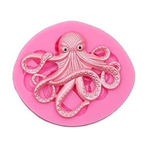 Octopus Sugar Cake Silicone Mold Handmade Chocolate Crafts Gadgets Dessert Decorative Molds DIY Pastry Baking Tools candy mold