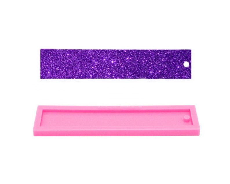 Rectangle Bookmark Silicone Mold Epoxy Resin Craft Silicone Mold Keychain Jewelry Pendant,Jewelry Mold,Keychain Mold,Silicone Mold