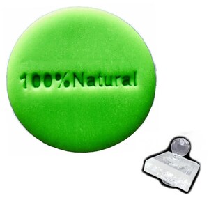 Seifenstempel,Seifenstempel Acryl,Personalisierter Keksstempel,Handgemachte Harz SeifenstempelForm 100% natürliche Diy Muster Bio Glas