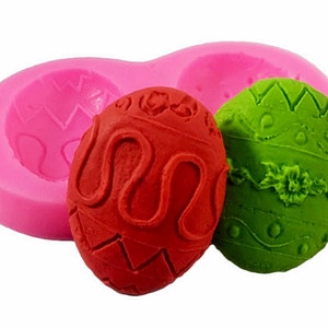 Easter Egg silicone mold,Easter Egg Shaped Bakeware Mould Cake Decorating Tools Dessert Silicone Cake Baking Tools DIY Easter Chocolate Mold