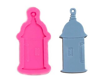 Super Glossy Puerto Rico Tower Mold Resin Craft Silicone Mould DIY Epoxy Keychain Resin Crafting Mold,Keychain Mold Jewelry Mold