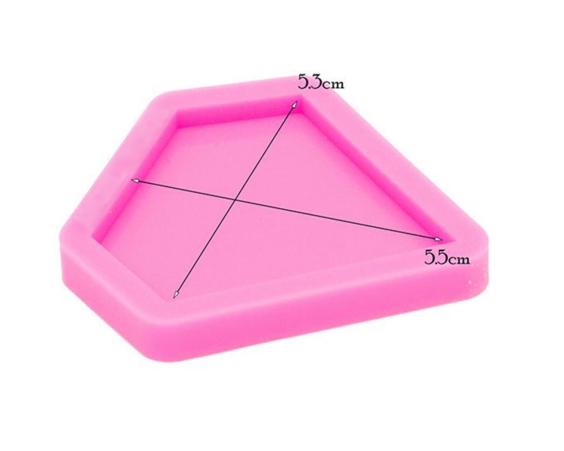 Diamond Keychain Silicone Moldepoxy Resin Molds for Jewelry Etsy