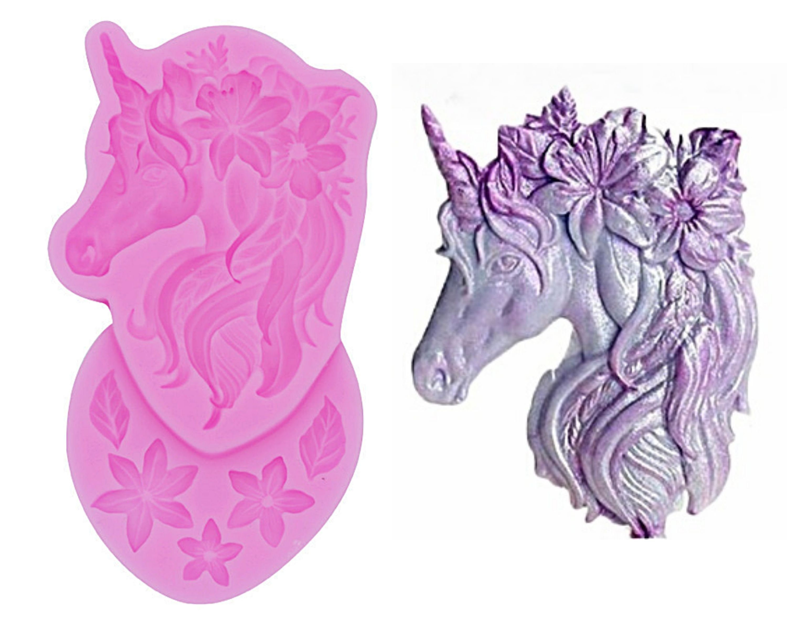 3D Unicorn Chocolate Mould Ideal For My Little Pony Party Favours