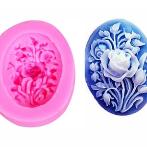 Jewelry mold,Craft Mold,Clay Mold,3D Rose Flower Silicone Mold Gum Paste Fondant Cake Decorating Sugarcraft Baking Tools cupcake molds