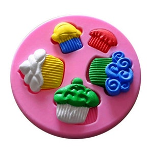 Cupcake Mold,3d Silicone fondant mold Design Mold,DIY Handmade,Baking Supplies,Sugar Fondant Mold,Celebration Cake,Custom Silicone Mold