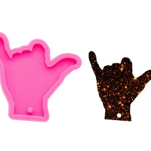 Shiny hand finger shape Silicone epoxy Resin Molds Craft Molds Decorative Craft DIY bracelet keychain mold,Silicone Keychain Mold,3d Mold