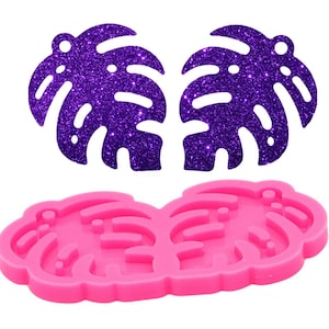 Earrings Mold Silicone,Palm Tree Earrings Silicone Mold,, Mold Supply, Jewelry Mold, Shiny Mold, Epoxy Resin, DIY Mold, Kid Mold, Epoxy Mold