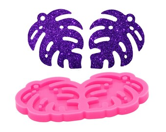Earrings Mold Silicone,Palm Tree Earrings Silicone Mold,, Mold Supply, Jewelry Mold, Shiny Mold, Epoxy Resin, DIY Mold, Kid Mold, Epoxy Mold