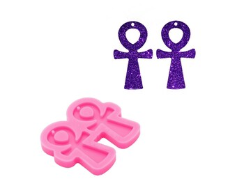Super Glossy Cross Earring mold,Earrings Mold Silicone,Shiny earring molds
