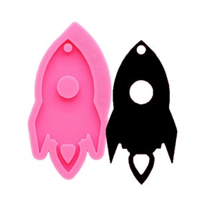 Rocket shape Silicone Molds DIY Jewelry keychain mould Epoxy Resin Mold Custom,Silicone Keychain Mold,DIY Keychain,Jewelry Mold,3d Mold