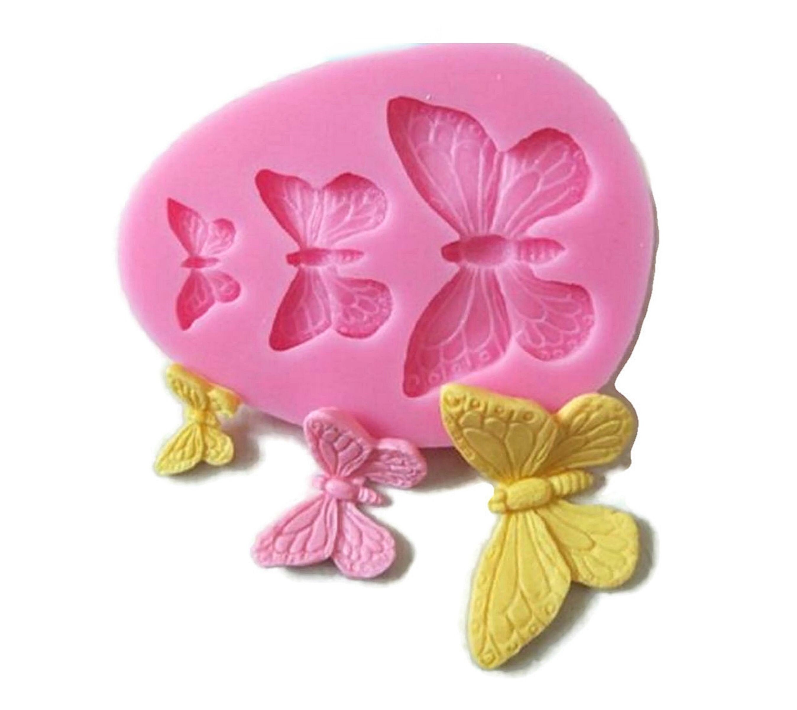 Butterfly Silicone Mond, 3D Butterfly Cake Decor Mold Silicone Fondan…