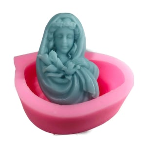 Lady Design Soap Mold, Lady Soap Mold, 3d Silicone fondant mold,Butter pet mold, DIY Handmade,Handmade Supply