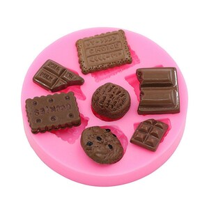 Cartoon ice cream candy candy cakes silicone mold DIY handmade chocolate crafty cakes dessert decoration baking gadgets