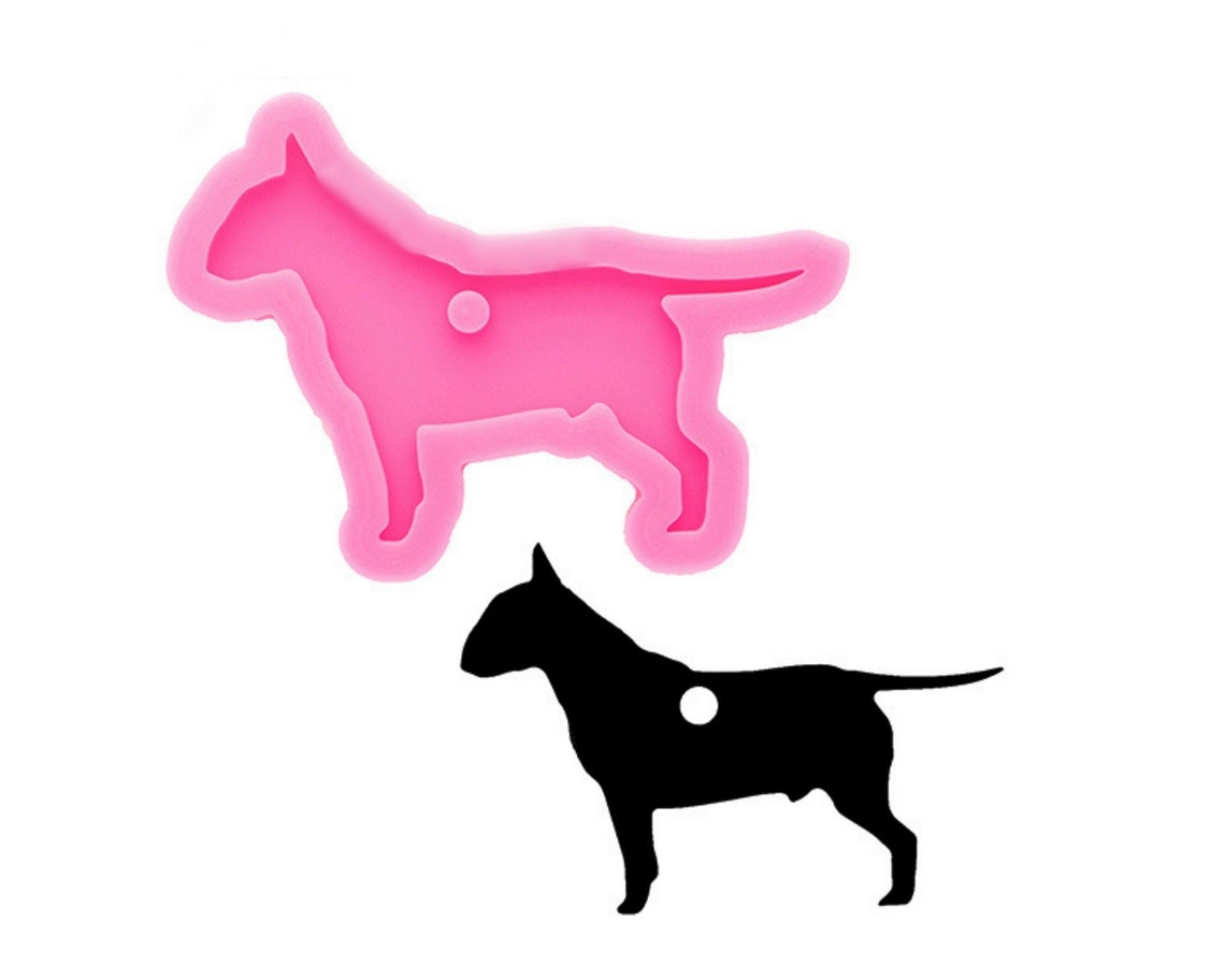 DY0606 Super Glossy Dog Keychain Mold DIY Necklace Resin Etsy