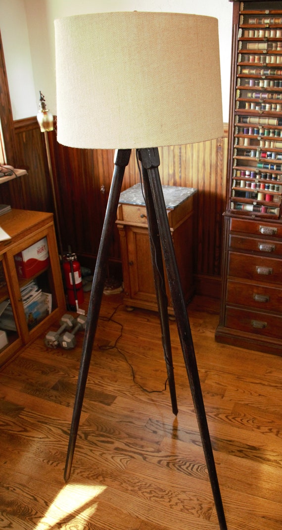 Antique Art Deco Surveying Tripod Floor Lamp Uk Antique Art Deco Surveying Tripod Floor, Del Mar Surveyor Floor Lamp