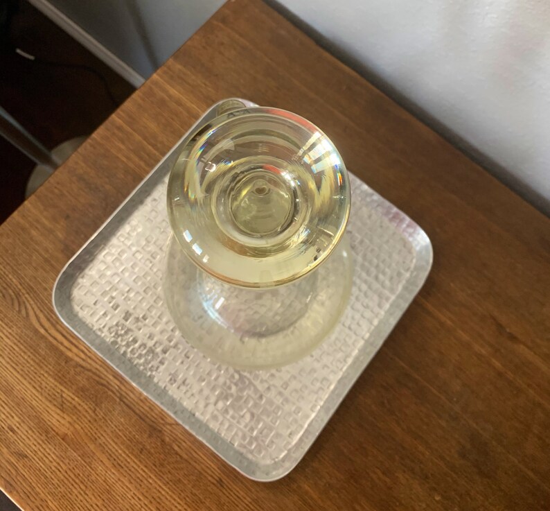 Vintage Glass Wine Decanter Large Glass Decanter Oil Etsy