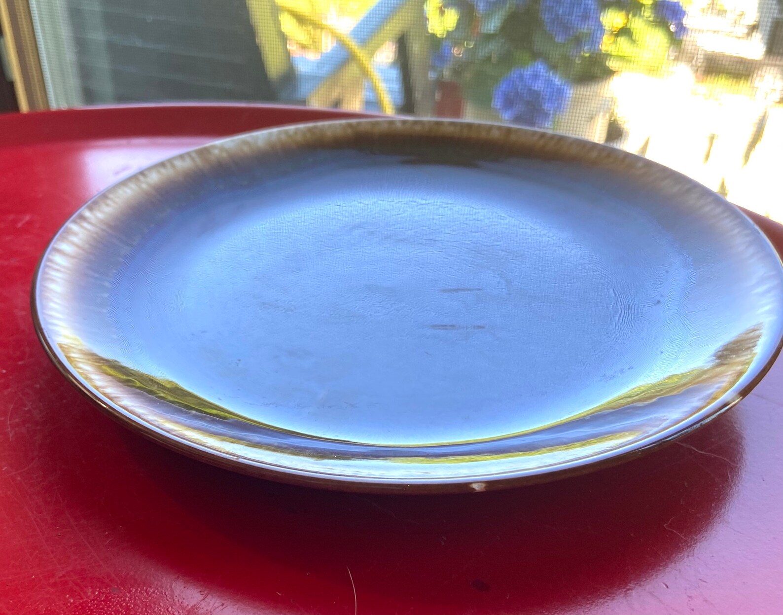 Vintage McCoy Set Of 6 Small Salad Plates Brown Pottery McCoy Etsy