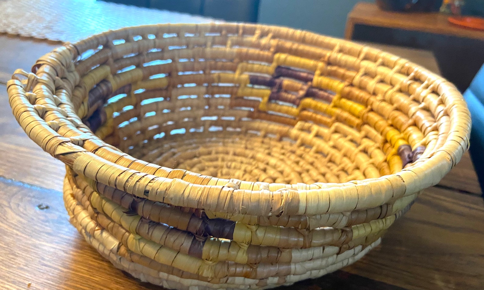 Authentic Hand Woven Basket Of Native American Artifact | Etsy