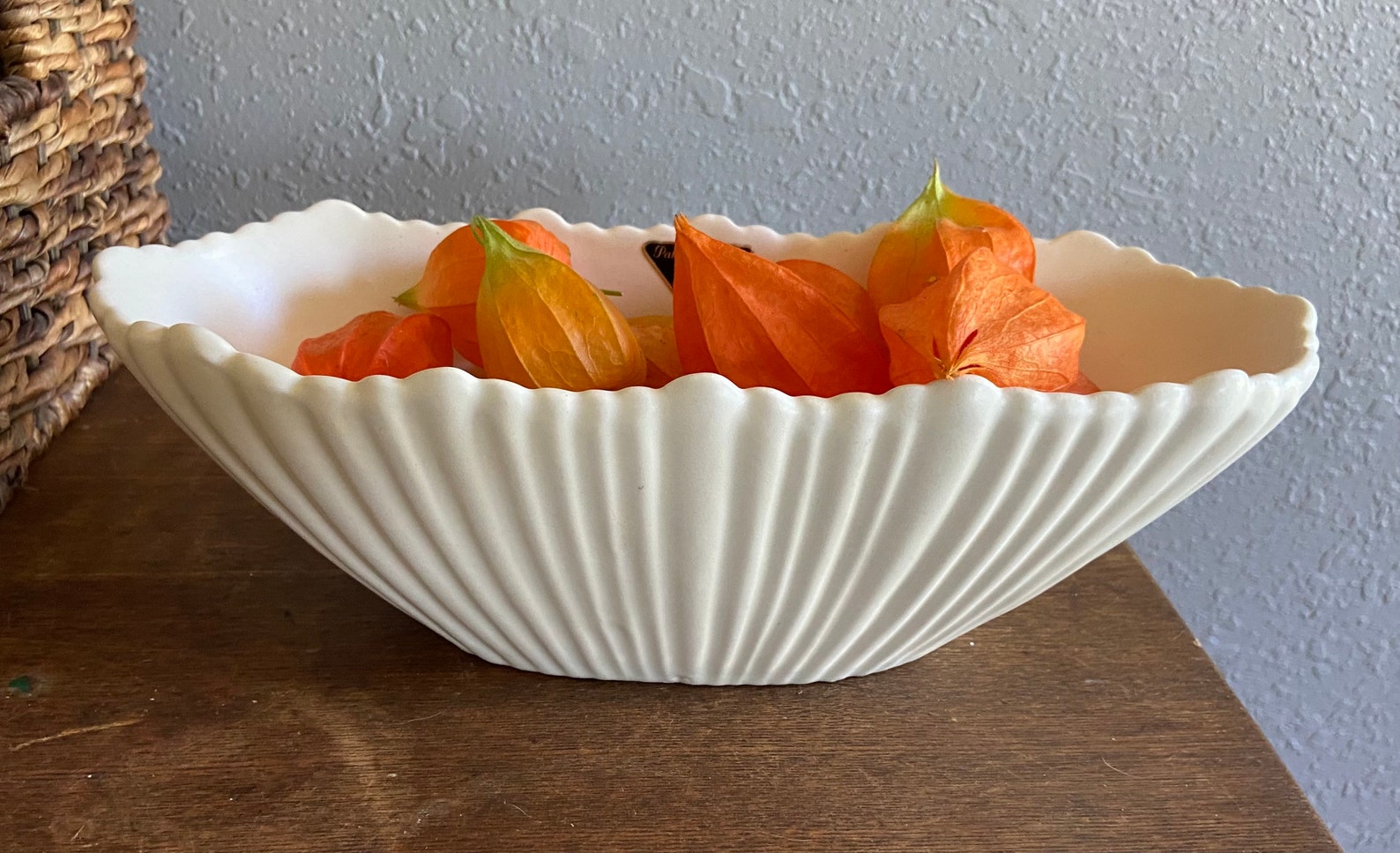 Vintage Terrace Ceramics 6205 USA Glass Dish White Christmas Etsy