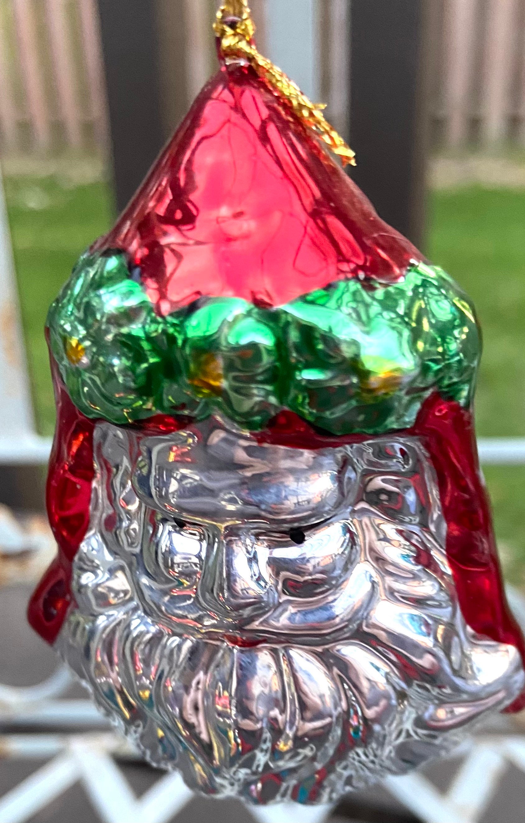 Vintage Christmas Heavy Blown Glass Ornaments Old World Glass Etsy