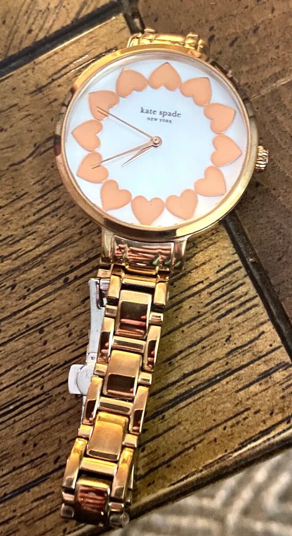 Vintage Kate Spade Heart Gramercy Gold 