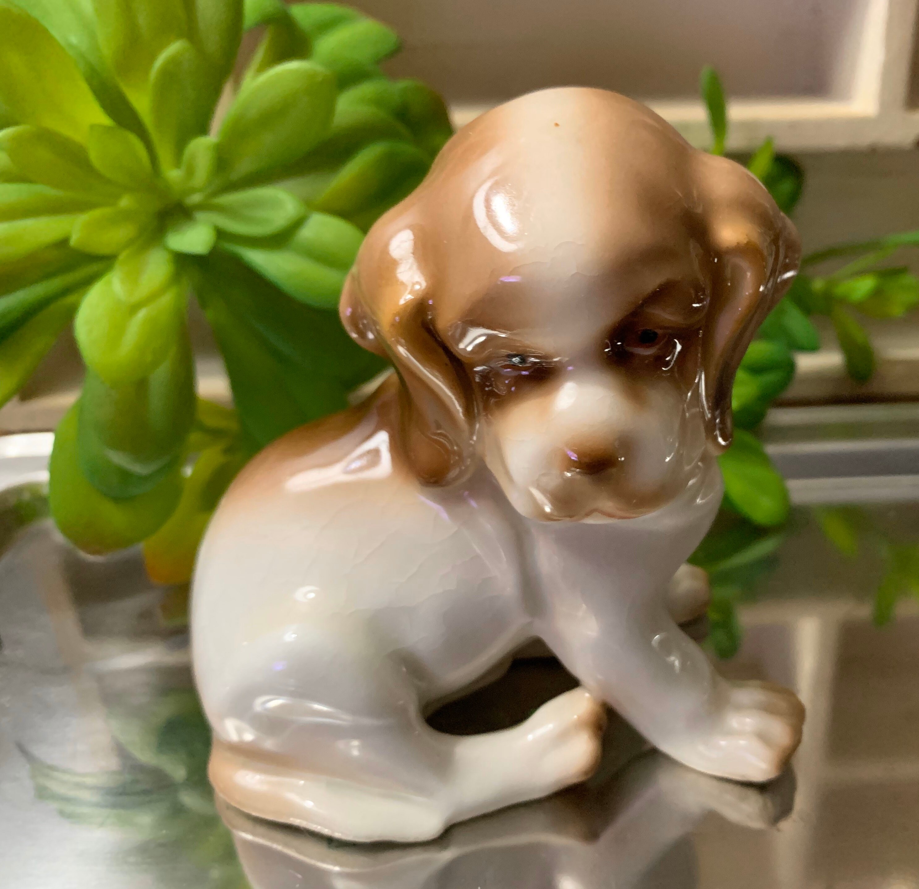 Vintage Beagle Porcelain Erphila Dog/pup Figurine Erphila Etsy