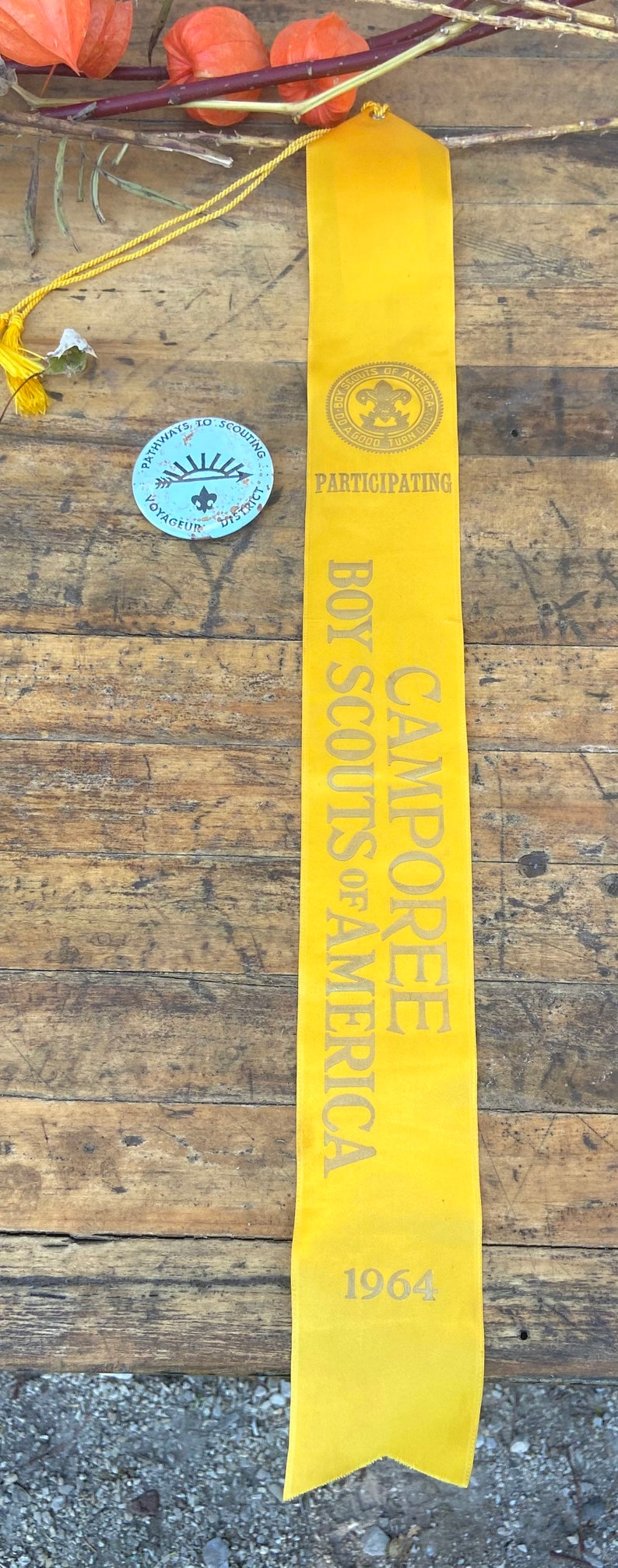 Vintage Boy Scout Patches Ribbons and Scarf Memorabilia Boy Etsy