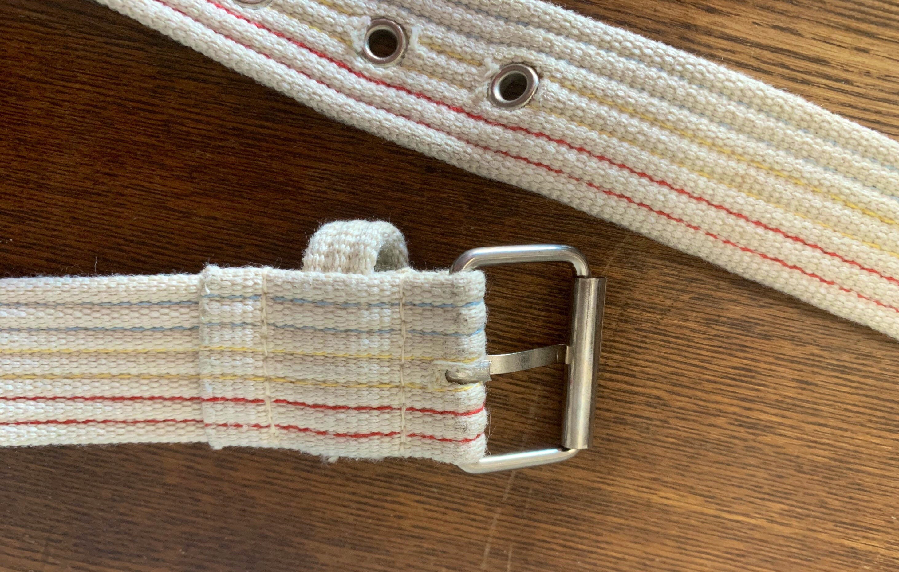 Vintage Retro Belt Small White Rainbow for Pant/jeans Belt  display picture 2