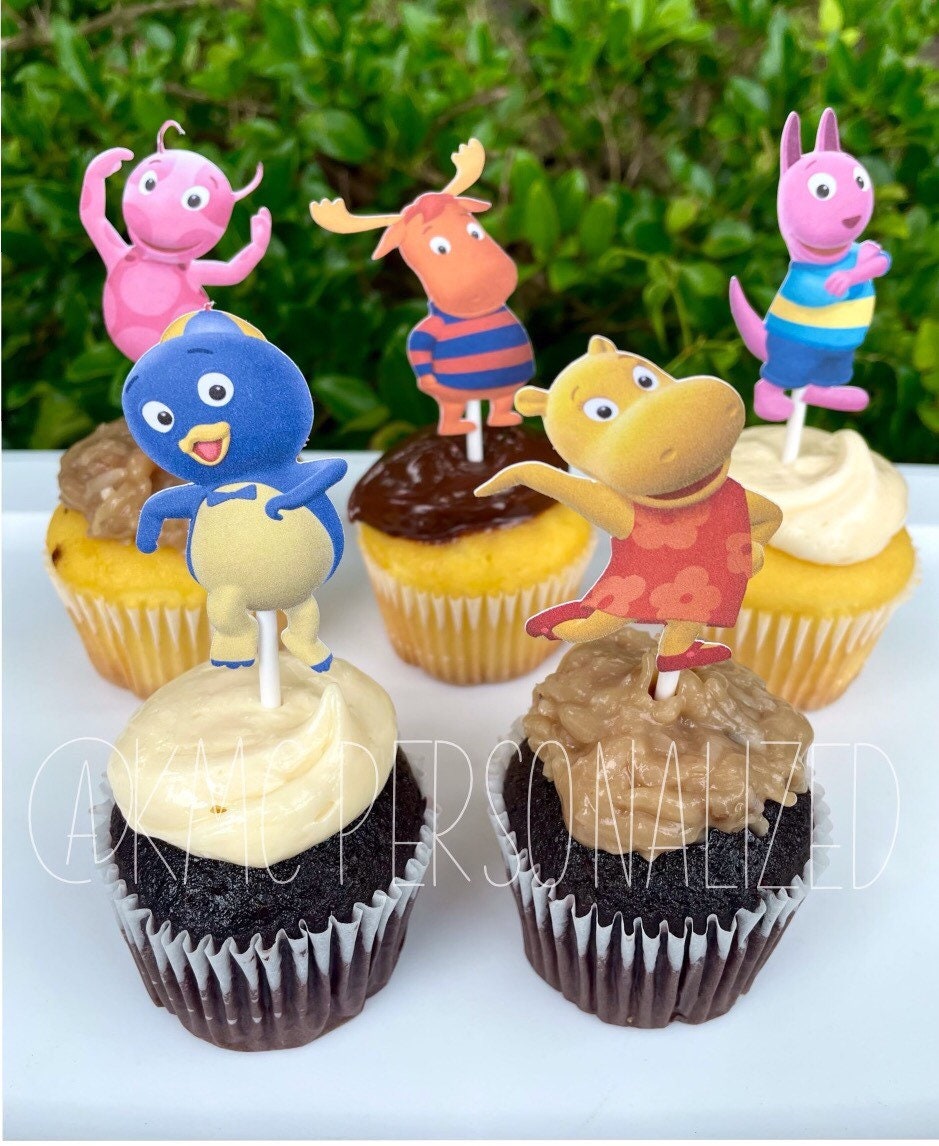 The Backyardigans Party Supplies The Backyardigans Cupcake Etsy